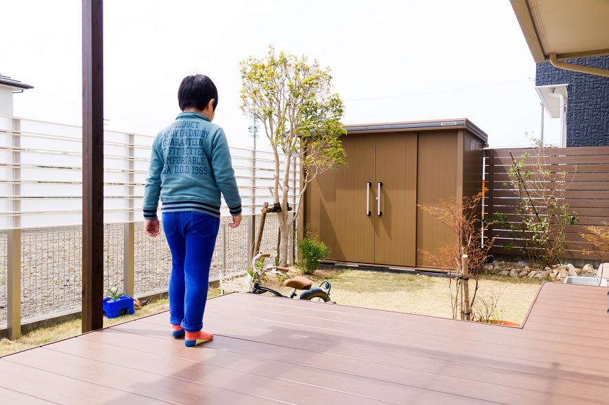 家族の成長に合わせて移りゆくお庭の風景